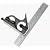 Starrett C33H-6-4R 6-Inch Combination Square with Forged and Hardened Steel Head