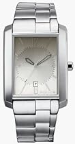 Police Gents Empire Stainless Steel and Silver Dial Watch
