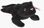 TY Beanie Baby - VELVET the Black Panther (4th Gen hang tag)
