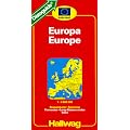 Hallwag Stra�enkarten, Europa: Strassenkarte Fernrouten, Distoguide, BeeTagg, Index (Road Map)