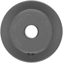 TB Woods BK2312 FHP Bored-To-Size, 2.45" Outside Body Diameter, 0.5" Bore Diameter V-Belt Sheave
