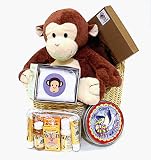 The Monkey Business Baby Gift Basket for a Boy or Girl