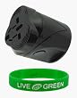 Universal Internation Travel Charger Adapter with Built in USB Charger - Black