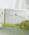 Bridal Tapestry Traditional Guest Book - Ivory