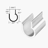 C.R. LAURENCE 3800636 CRL Satin Silver 98 Universal Post