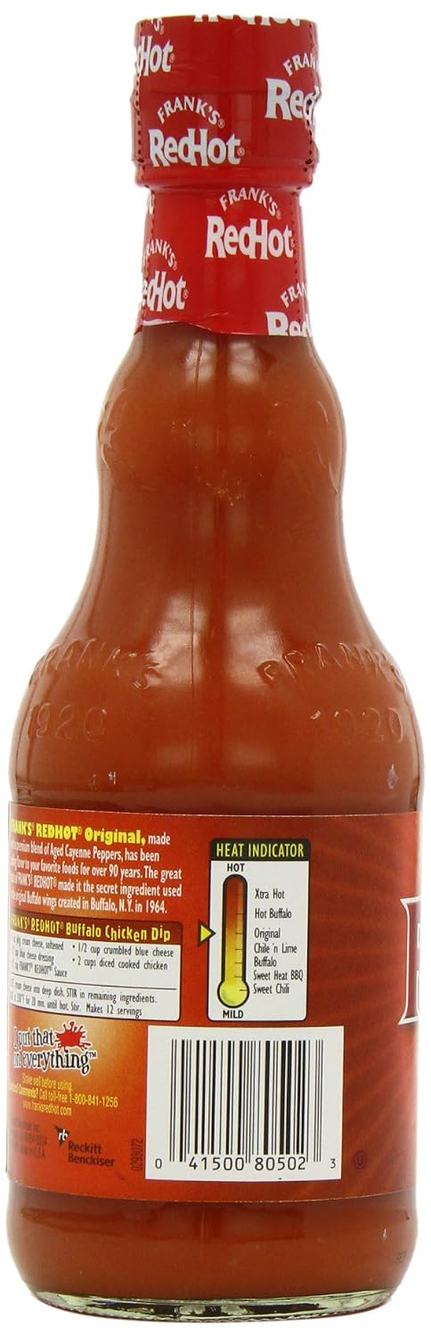 Amazon.com : Franks Red Hot Sauce, 12 Ounce : Hot Sauces : Grocery ...