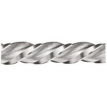 Union Butterfield 4588 High-Speed Steel Taper Pin Reamer, Left Hand Spiral Flute, Round Shank, Uncoated (Bright) Finish