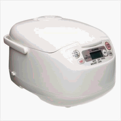 Zojirushi NS-WAC10WB Fuzzy Logic 5.5-Cup Rice Cooker and Warmer