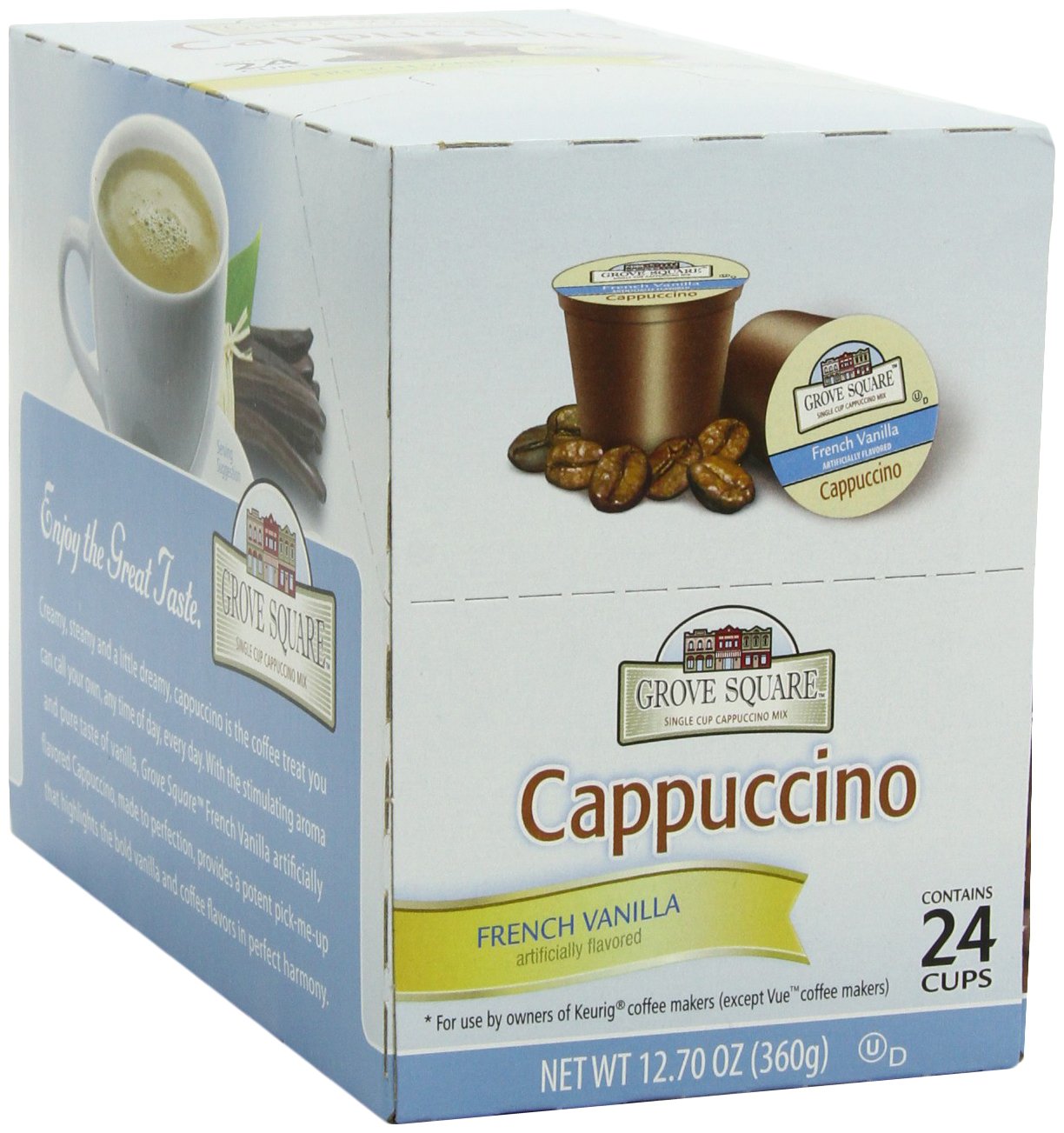 Grove Square Cappuccino KCups Only 11.35 for a 24Pack + MORE KCup