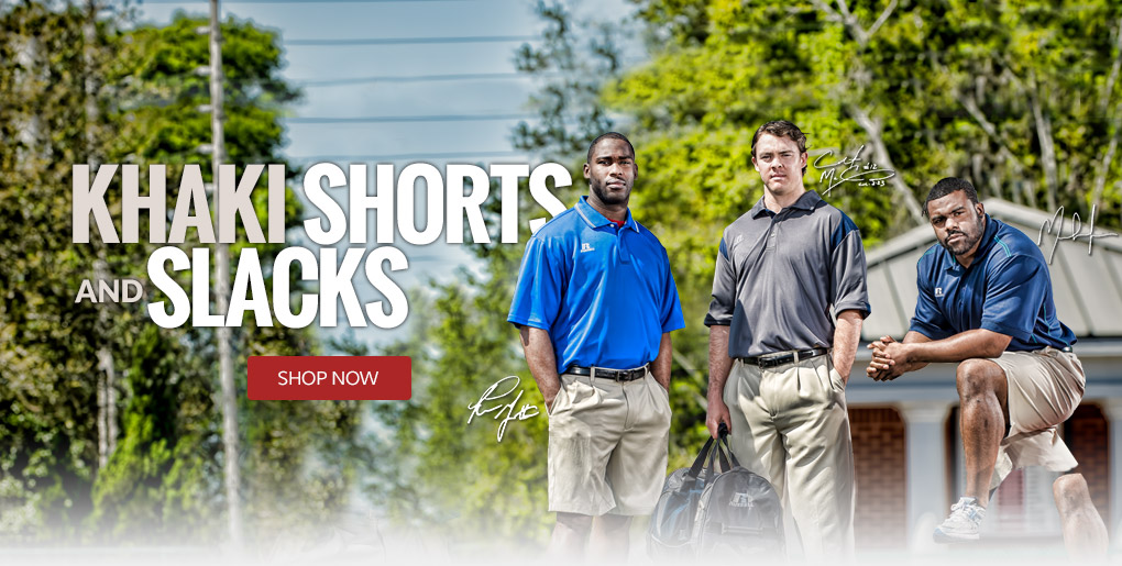 Russell Athletic Khaki Shorts and Slacks