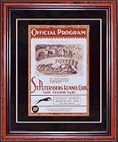 Signed Ruth Photograph - Framed 19351936 StPetersburg Kennel Club Program PSADNA