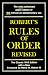 Books : Robert's Rules of Order