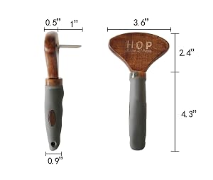 Hop Home Of Paws Metal Dog Comb For Grooming Long Hair Cats Dogs