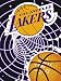 Los Angeles Lakers Colorful Raschel Blanket Throw - NBA Basketball Fan Shop Sports Team Merchandise