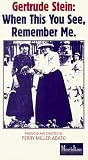 Review Meridian Video Corporation  / Gertrude Stein: When This You See, Remember Me