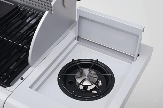 barbecue gaz gris 5 bruleurs plancha landmann cronos 12774