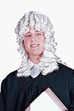 RG Costumes 60095 Judges Costume Wig - White- Size Adult