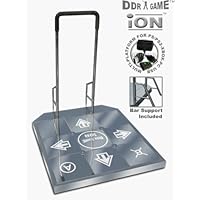 PS2 USB iON Metal Arcade 3 in 1 Dance Pad with handle bars