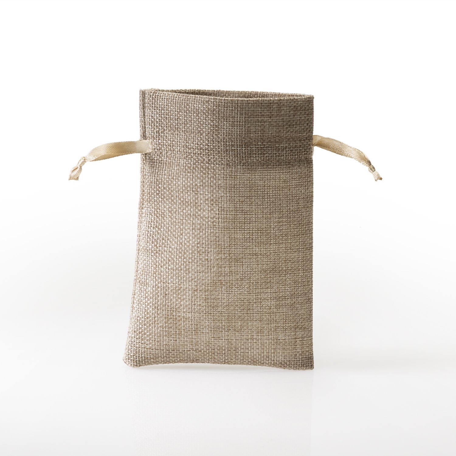 *NEW* Elegant Linen Gift Bag Set 12 Bags, Satin Drawstrings, Cotton