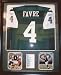 Brett Favre Autographed New York Jets Jersey Including Two 8