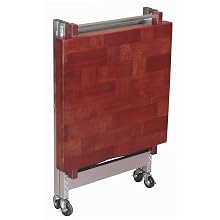 Oasis Concepts Stainless Steel/Wood Folding Versatile Bbq Island, Cherry