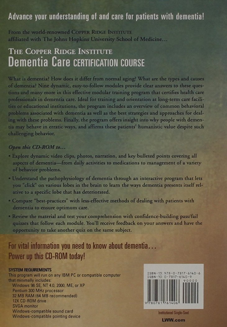 Dementia Care Certification Course, Single User: Copper Ridge ...