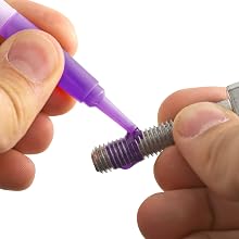 Vibra-TITE 111 Low Strength Removable Anaerobic Threadlocker, 2ml Bullet Tube, Purple