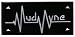Mudvayne - White Logo with ACTUAL PYRAMID STUDS on BLACK VINYL! - Embroidered Sew On Patch