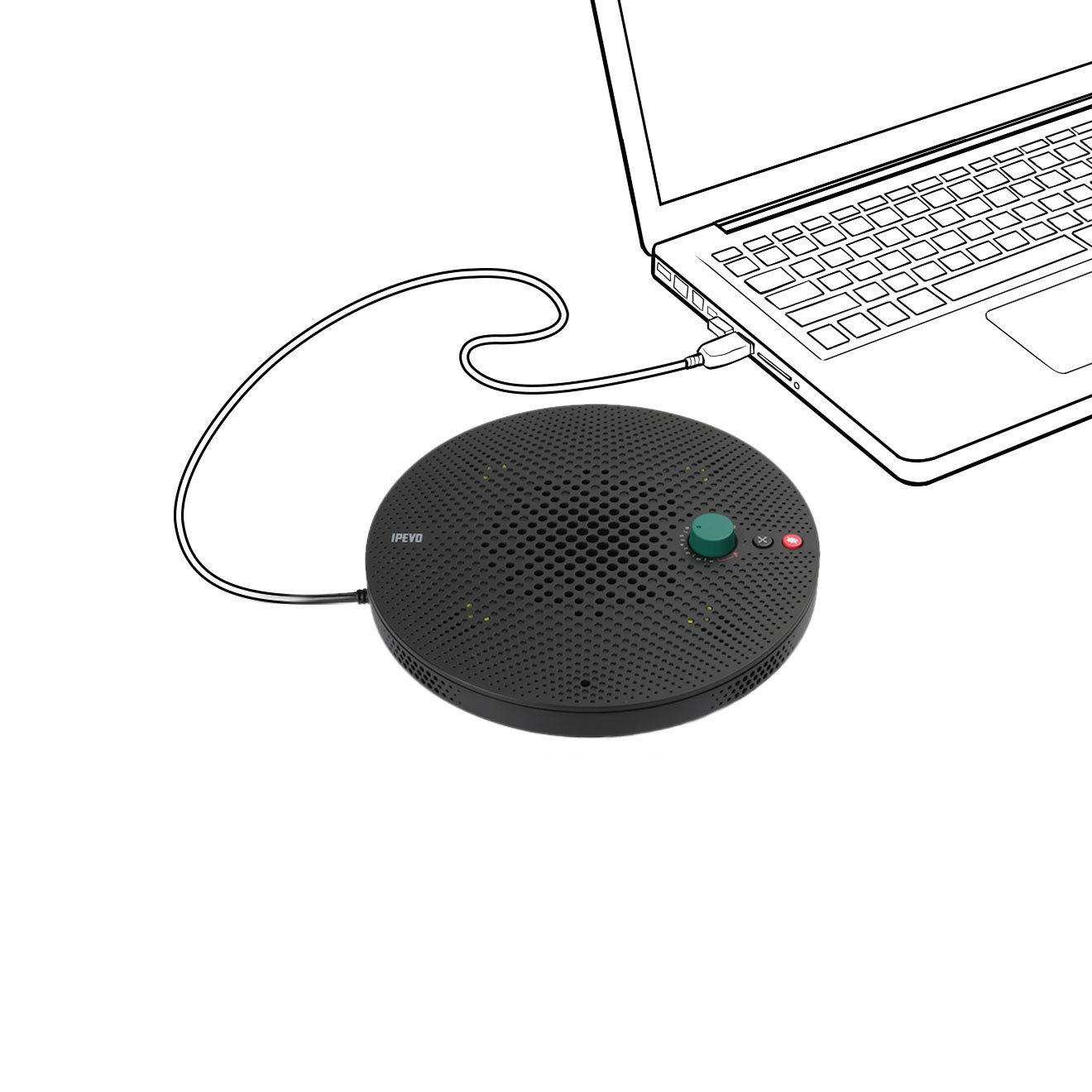 Loa hội nghị Ipevo CDCU-04IP VX-1 Internet Conference Station