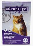 4 MONTH Advantage Flea Control Purple: For cats over 9 lbs.