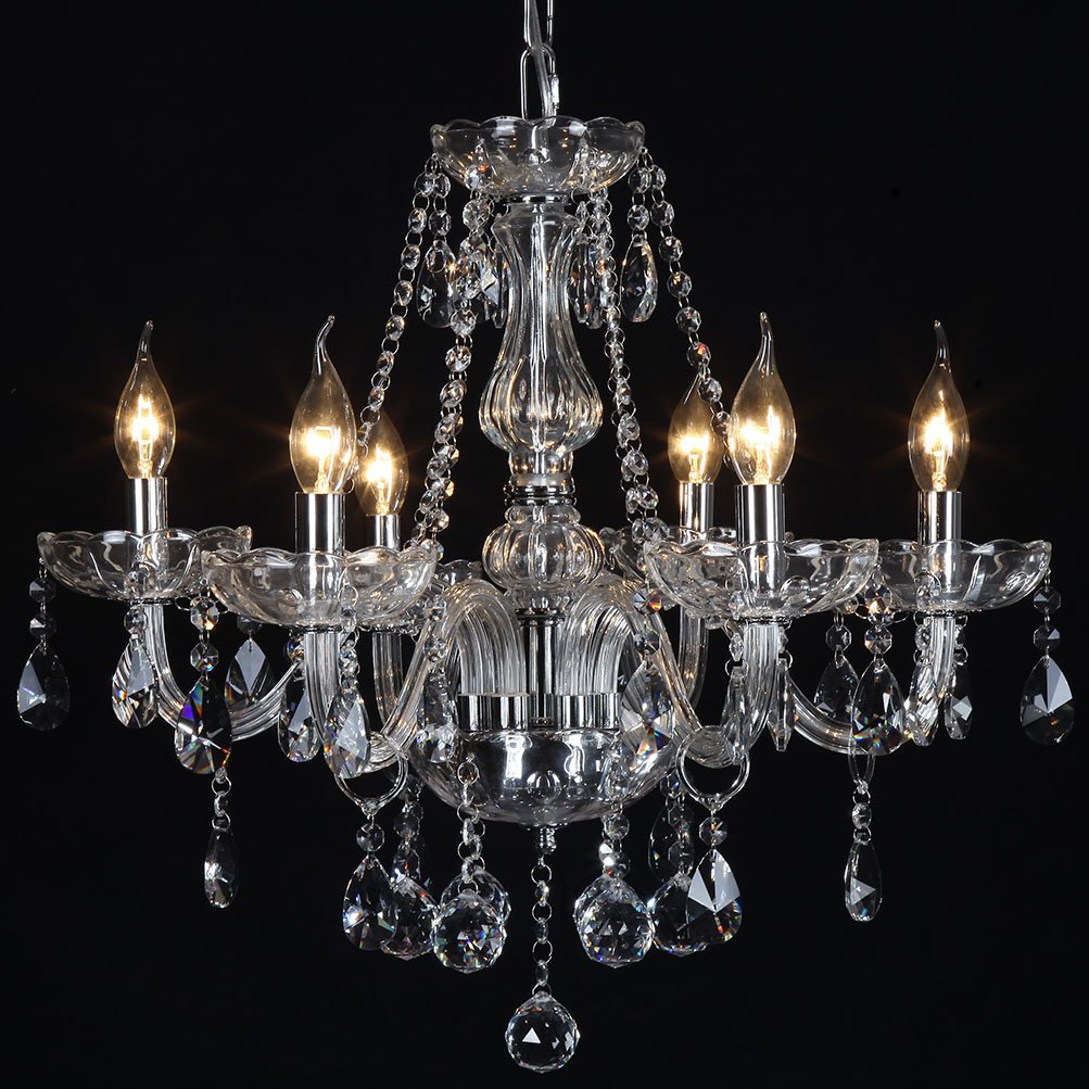 Ella Fashion Classic Vintage Crystal Candle Chandeliers Lighting 6