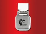 Labrador Retriever - Spring Loaded Money Clip - Laser engraved