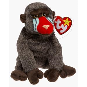 Ty Beanie Babies - Cheeks the Baboon - Retired: Amazon.ca: Toys & Games