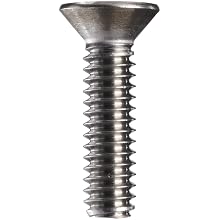 Stainless Steel 316 Machine Screw, Flat Head, Phillips Drive