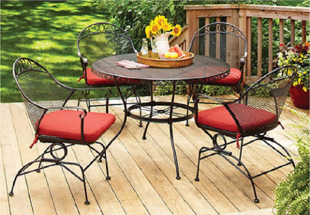 Better Homes and Gardens Clayton Court 5-piece Patio Dining Set - Outdoor Living Room Patio Ideas