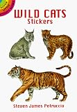 Books : Wild Cats Stickers (Dover Little Activity Books)