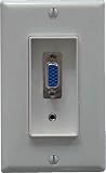  : VGA & PC Audio Wall Plate
