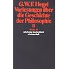 Werke in 20 B�nden mit Registerband: 19: Vorlesungen �ber die Geschichte der Philosophie II: BD 19 (suhrkamp taschenbuch wissenschaft)