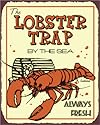 Lobster Trap Sign, Size 12" w X 15" h