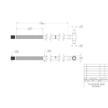 Starrett 579B-12 Self Centering Telescoping Gauge With 2 Telescoping Arm, 1/2"-3/4" Range, 12" Handle Length