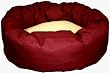 Majestic Dog Bagel Pet Bed with Sherpa XL Burgundy