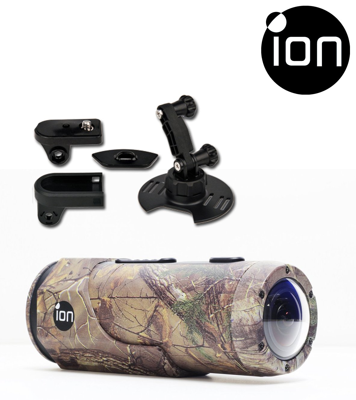 ION HD Sports Camera and Mounting Bracket "CAMOCAM" WIFI W/ iON Board