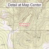 USGS Topographic Quadrangle Map - Mule Hoof Bend, Arizona (Folded/Waterproof)