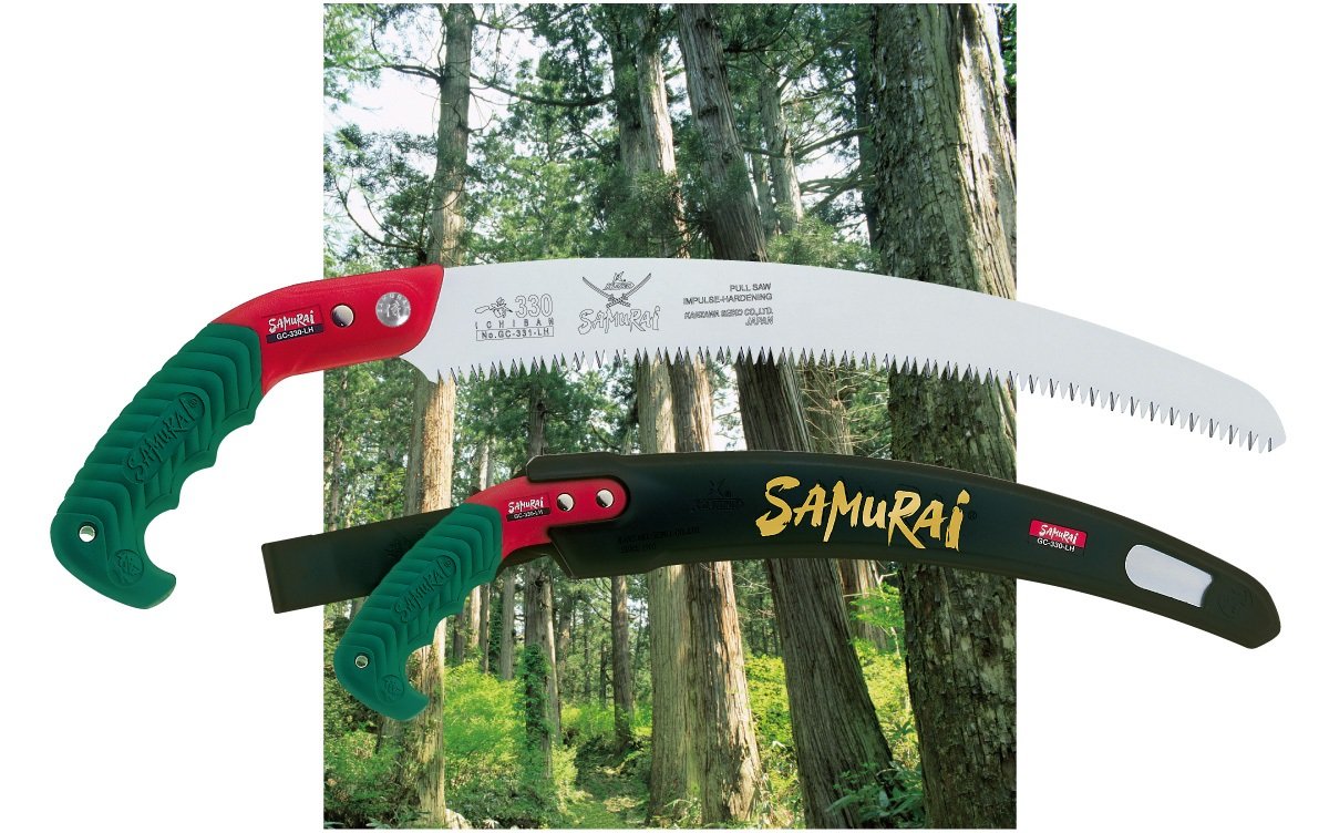 Samurai Ichiban 13" Curved Pruning Saw with Scabbard (GC330LH)