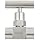 Dixon FFS102 Stainless Steel 316 Mini Needle Valve, 1/4" NPT Female