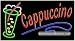 Cappuccino (ice cup) Neon Sign (20H x 37L x 3D)