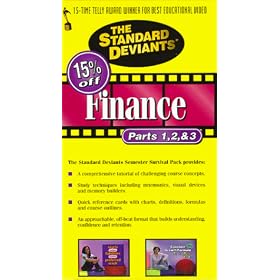 The Standard Deviants: Finance Parts 1, 2 and 3 (includes workbook) [VHS]