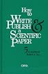 How To Write & Publish a Scientific Paper: 5th Edition