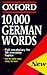 Book 10,000 German Words (Oxford Reference)