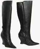 CHRISTINE &amp; KELLY Wedge Heel Boots (Black), sz 10